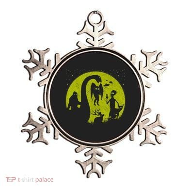 Bigfoot Loch Ness Monster And Mothman Ufos Chupacabra Alien Ornament