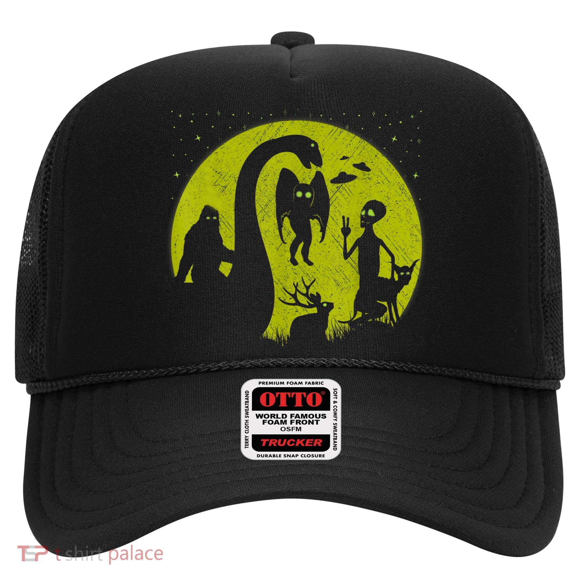 Bigfoot Loch Ness Monster And Mothman Ufos Chupacabra Alien Hat