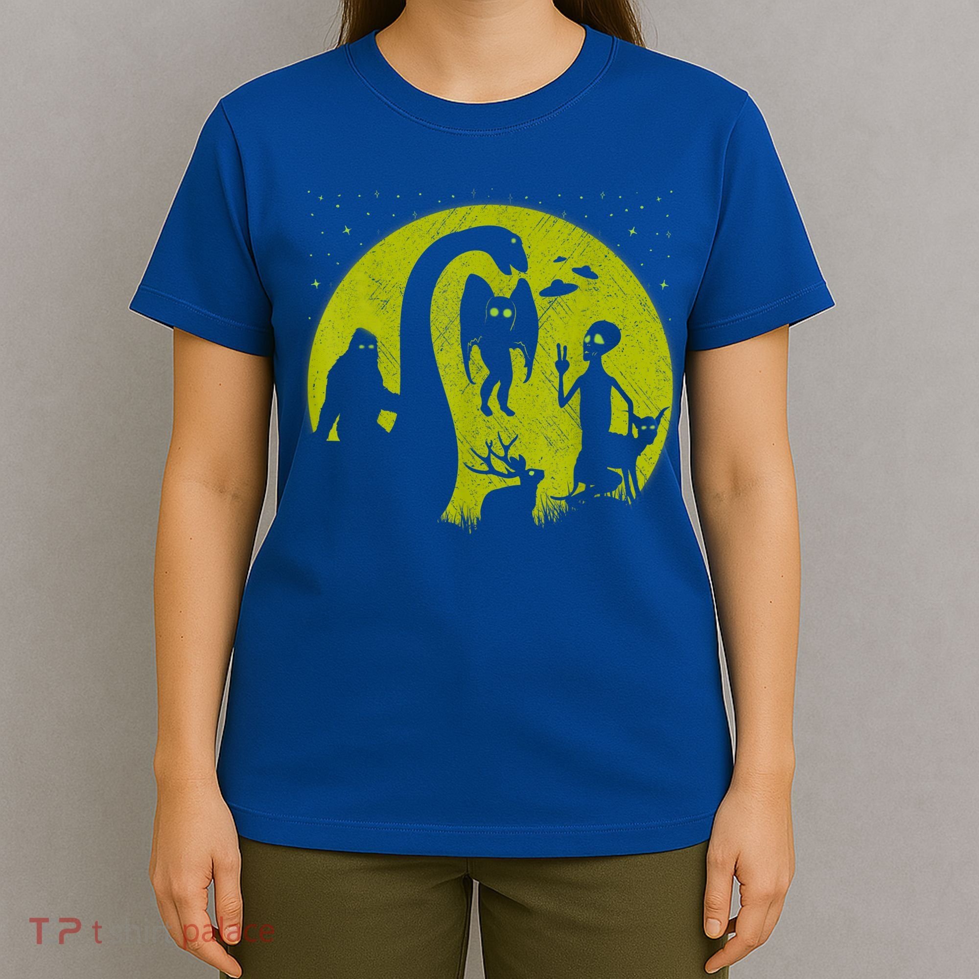 Bigfoot Loch Ness Monster And Mothman Ufos Chupacabra Alien T-Shirt
