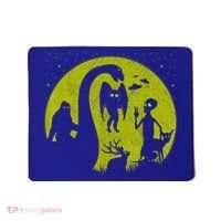Bigfoot Loch Ness Monster And Mothman Ufos Chupacabra Alien Mousepad thumb 0