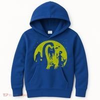 Bigfoot Loch Ness Monster And Mothman Ufos Chupacabra Alien Kids Hoodie thumb 0
