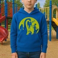 Bigfoot Loch Ness Monster And Mothman Ufos Chupacabra Alien Kids Hoodie thumb 2