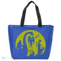 Bigfoot Loch Ness Monster And Mothman Ufos Chupacabra Alien Tote Bag thumb 0