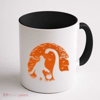 Bigfoot Loch Ness Monster Sasquatch Halloween Trick Or Treat Coffee Mug thumb 1