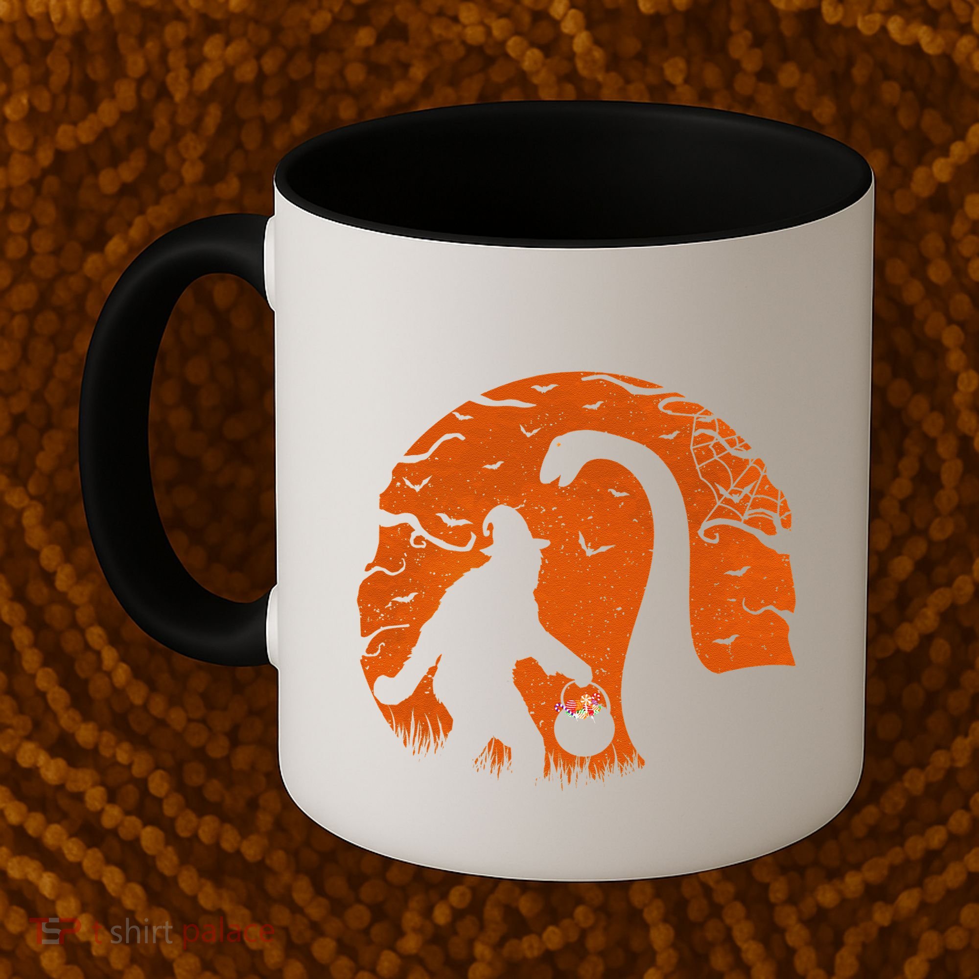 Bigfoot Loch Ness Monster Sasquatch Halloween Trick Or Treat Coffee Mug