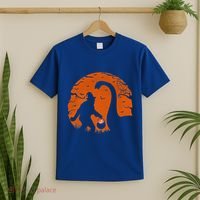 Bigfoot Loch Ness Monster Sasquatch Halloween Trick Or Treat T-Shirt thumb 2
