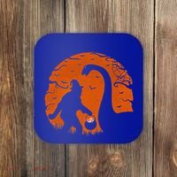Bigfoot Loch Ness Monster Sasquatch Halloween Trick Or Treat Coaster thumb 0