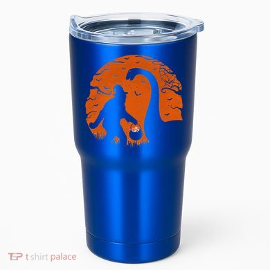 Bigfoot Loch Ness Monster Sasquatch Halloween Trick Or Treat Tumbler