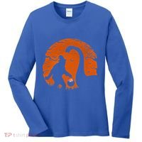 Bigfoot Loch Ness Monster Sasquatch Halloween Trick Or Treat Women's Long Sleeve Shirt thumb 0