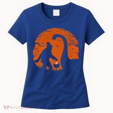 Bigfoot Loch Ness Monster Sasquatch Halloween Trick Or Treat Women's T-Shirt