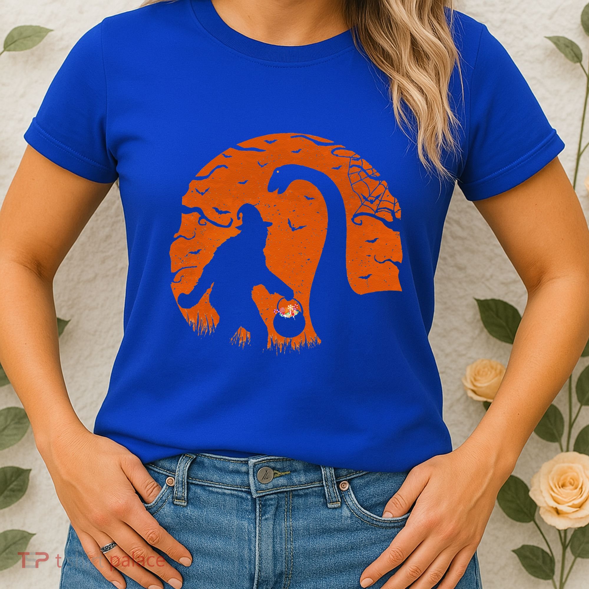 Bigfoot Loch Ness Monster Sasquatch Halloween Trick Or Treat Women's T-Shirt