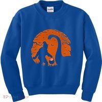 Bigfoot Loch Ness Monster Sasquatch Halloween Trick Or Treat Kids Sweatshirt thumb 0