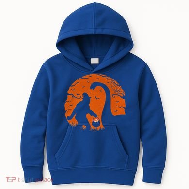 Bigfoot Loch Ness Monster Sasquatch Halloween Trick Or Treat Kids Hoodie