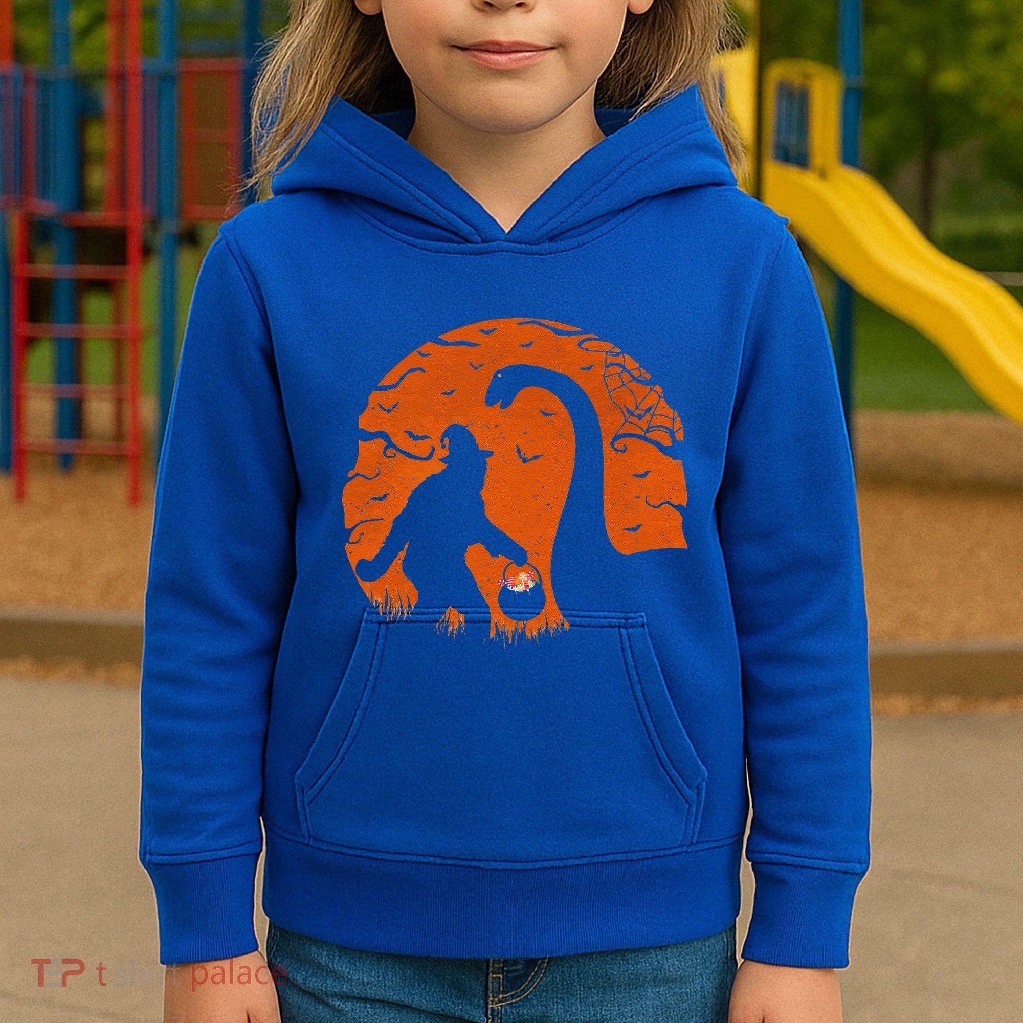 Bigfoot Loch Ness Monster Sasquatch Halloween Trick Or Treat Kids Hoodie