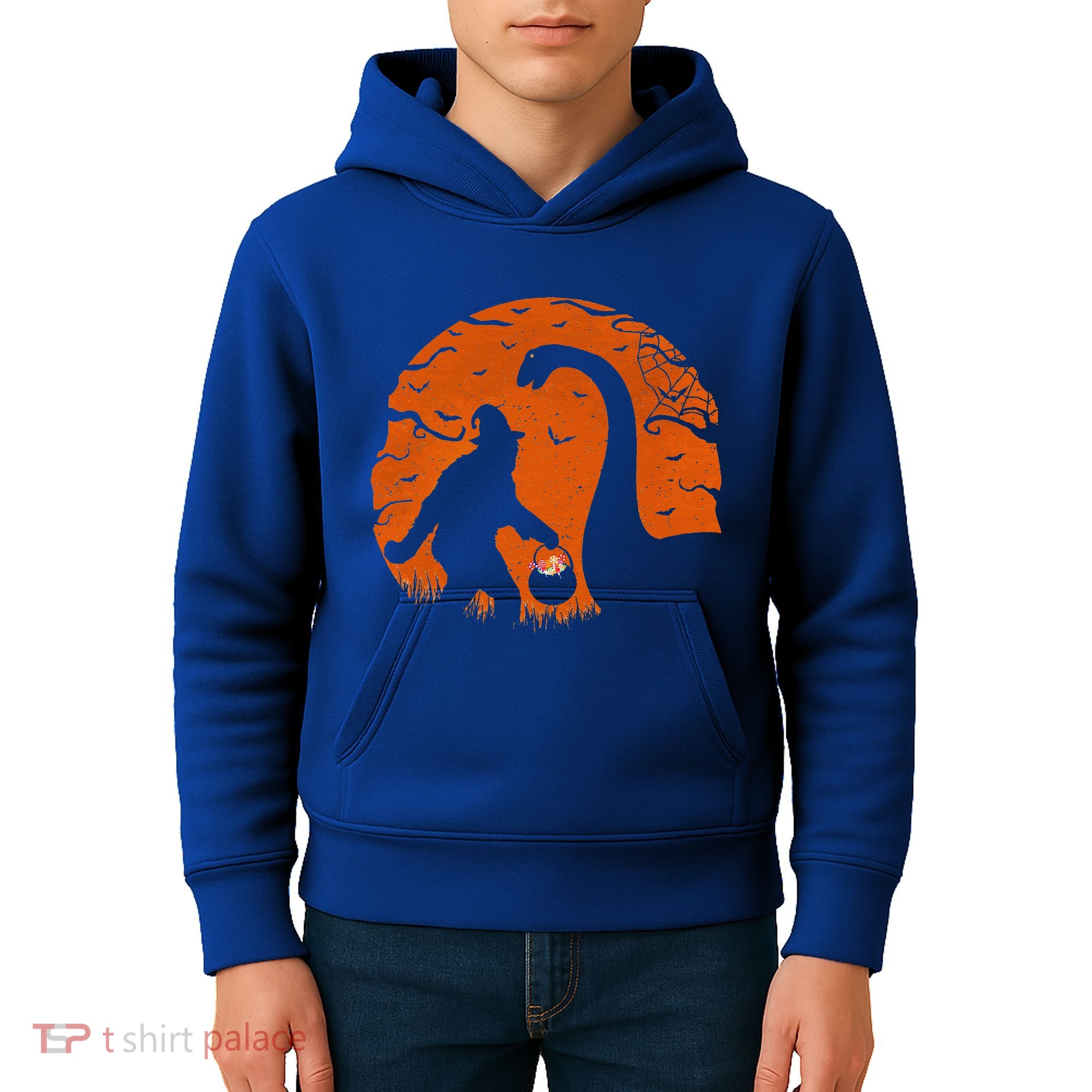 Bigfoot Loch Ness Monster Sasquatch Halloween Trick Or Treat Kids Hoodie