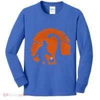 Bigfoot Loch Ness Monster Sasquatch Halloween Trick Or Treat Kids Long Sleeve Shirt thumb 0