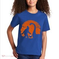 Bigfoot Loch Ness Monster Sasquatch Halloween Trick Or Treat Kids T-Shirt thumb 2