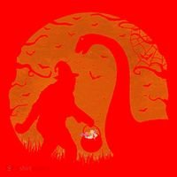 Bigfoot Loch Ness Monster Sasquatch Halloween Trick Or Treat Santa Hat thumb 1
