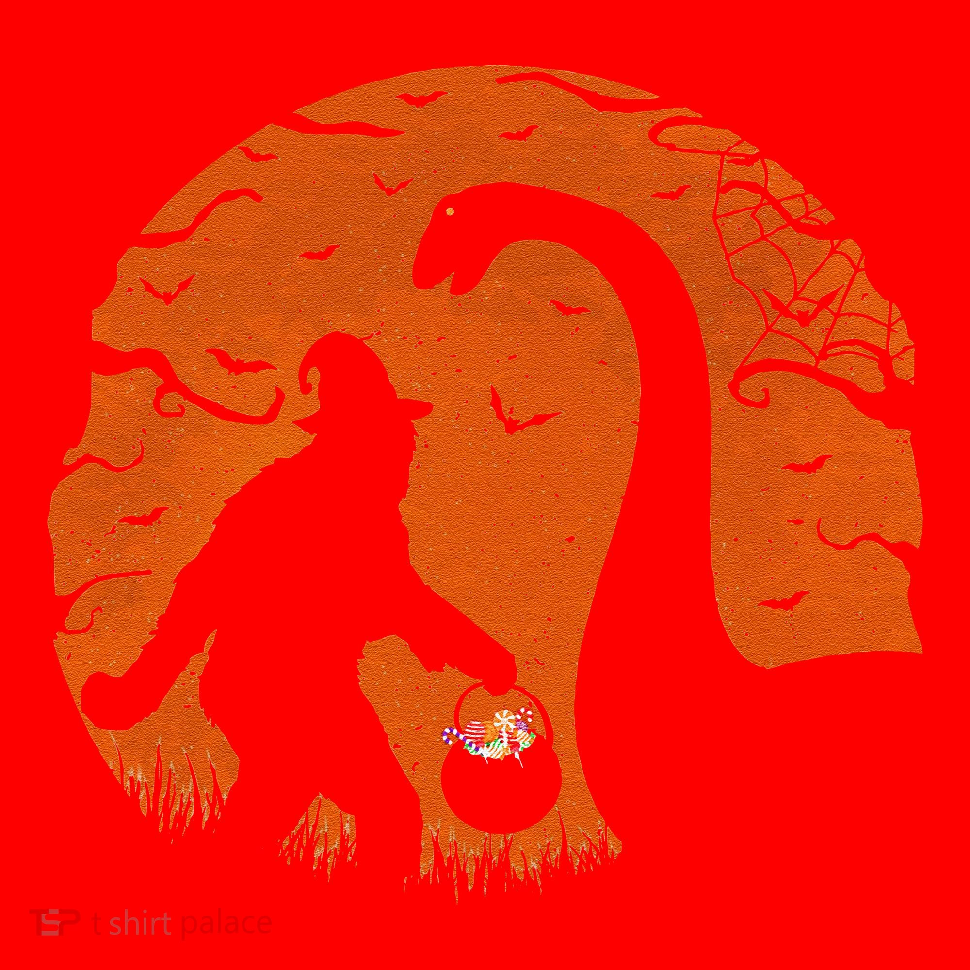 Bigfoot Loch Ness Monster Sasquatch Halloween Trick Or Treat Santa Hat