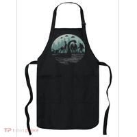 Bigfoot Loch Ness Monster With Mothman Aliens! Funny Cryptid Apron thumb 0