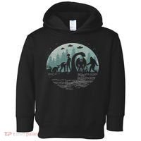 Bigfoot Loch Ness Monster With Mothman Aliens! Funny Cryptid Toddler Hoodie thumb 0