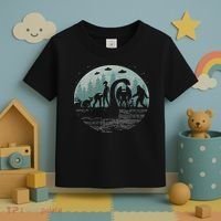 Bigfoot Loch Ness Monster With Mothman Aliens! Funny Cryptid Toddler T-Shirt thumb 3