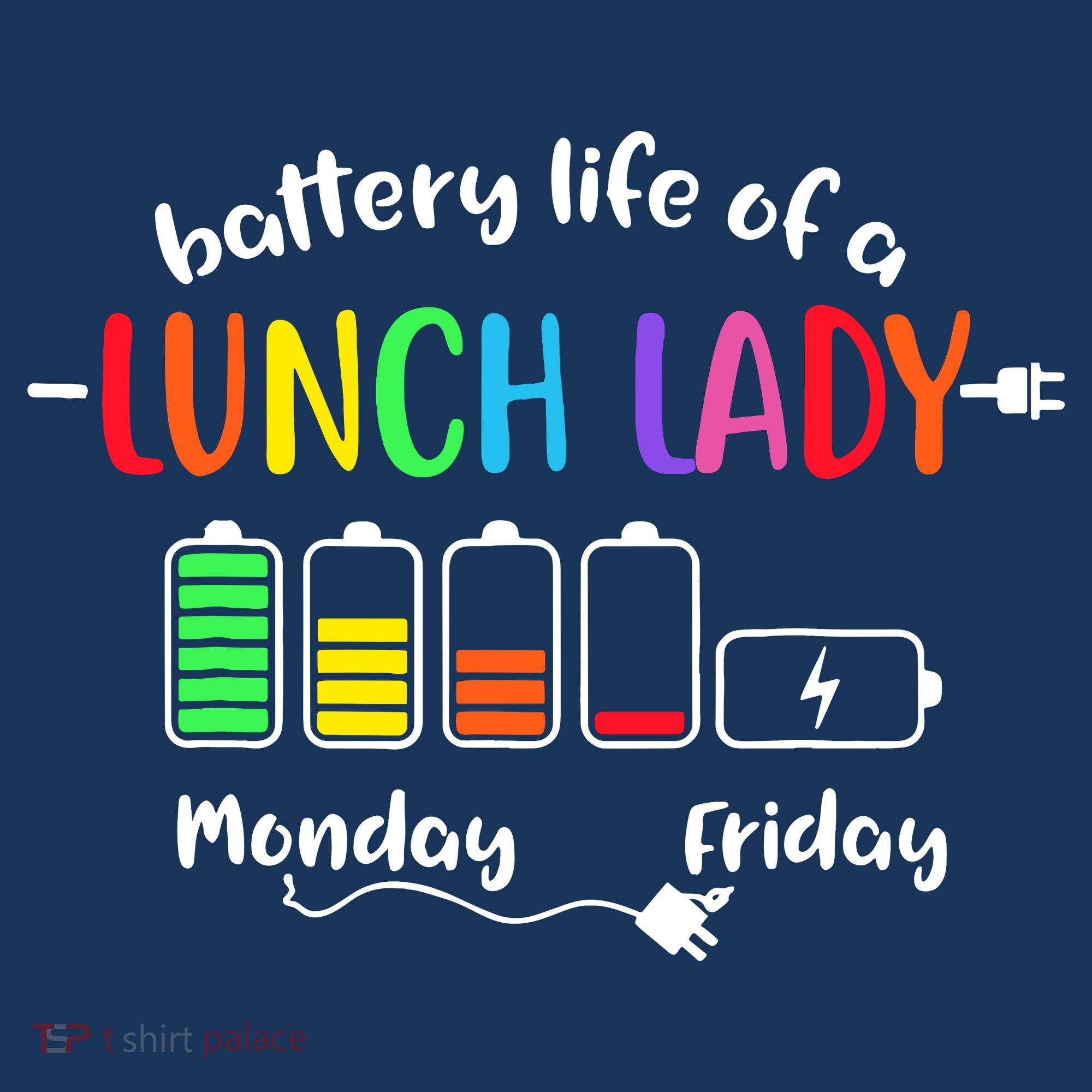Battery Life Of A School Lunch Lady Cafeteria Worker Funny Kids Long Sleeve Shirt