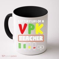 Battery Life Of A Vpk Teacher Coffee Mug thumb 0