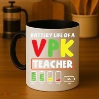 Battery Life Of A Vpk Teacher Coffee Mug thumb 4