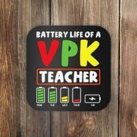 Battery Life Of A Vpk Teacher Coaster thumb 0
