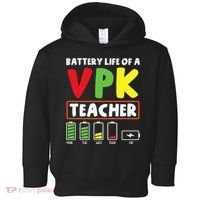 Battery Life Of A Vpk Teacher Toddler Hoodie thumb 0