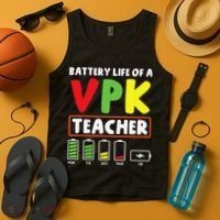 Battery Life Of A Vpk Teacher Tank Top thumb 4