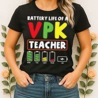 Battery Life Of A Vpk Teacher Women's T-Shirt thumb 2