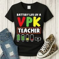 Battery Life Of A Vpk Teacher Women's T-Shirt thumb 3
