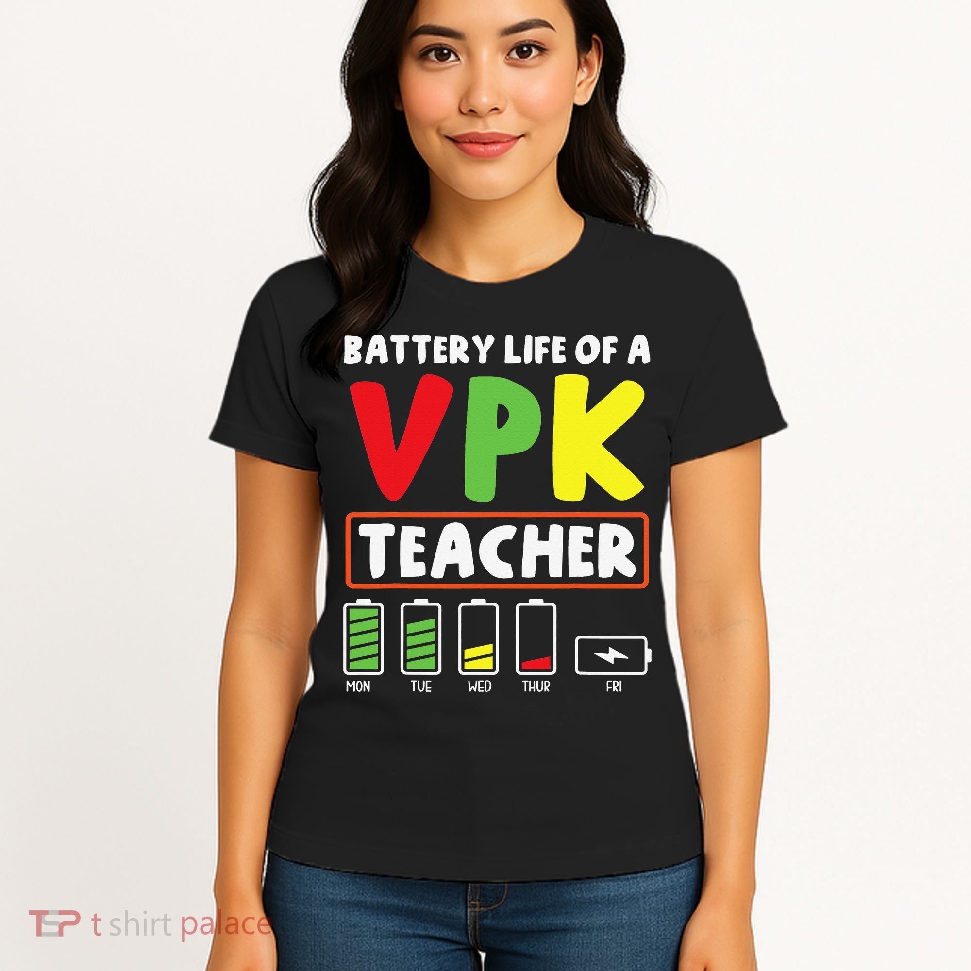 Battery Life Of A Vpk Teacher Women's T-Shirt