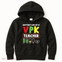 Battery Life Of A Vpk Teacher Kids Hoodie thumb 0