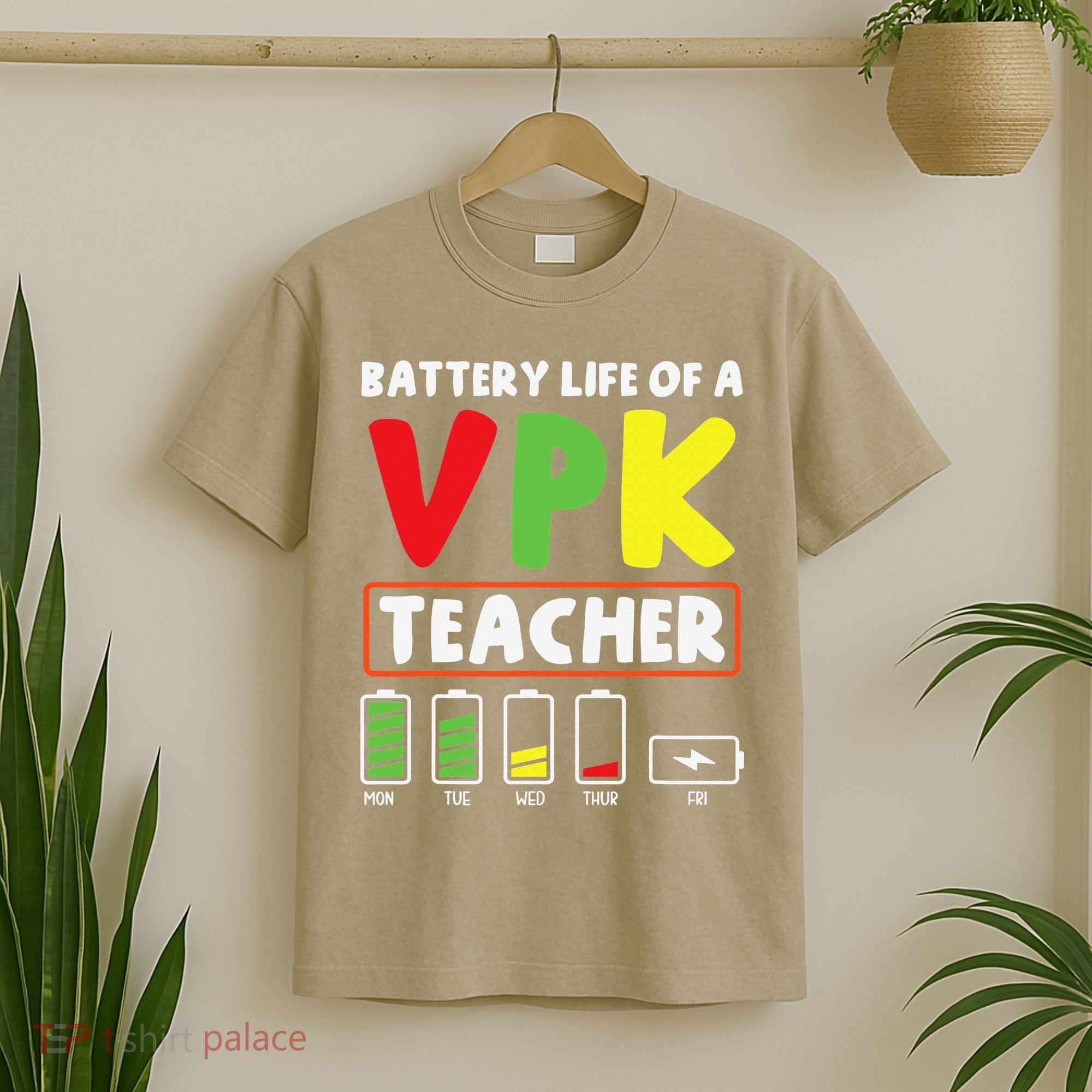 Battery Life Of A Vpk Teacher T-Shirt