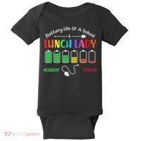 Battery Life Of A School Lunch Lady Perfect Baby Bodysuit thumb 0