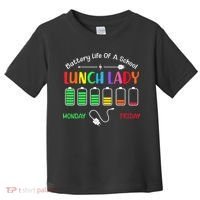 Battery Life Of A School Lunch Lady Perfect Toddler T-Shirt thumb 0