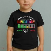 Battery Life Of A School Lunch Lady Perfect Toddler T-Shirt thumb 2