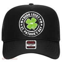 Born Lucky On St Patricks Day Birthday Bday   s Hat thumb 0