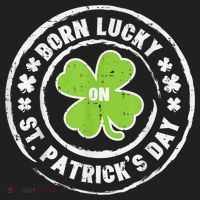 Born Lucky On St Patricks Day Birthday Bday   s Hat thumb 2