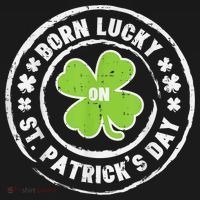 Born Lucky On St Patricks Day Birthday Bday   s Toddler T-Shirt thumb 4