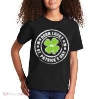 Born Lucky On St Patricks Day Birthday Bday   s Kids T-Shirt thumb 2