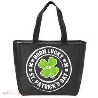 Born Lucky On St Patricks Day Birthday Bday   s Tote Bag thumb 0