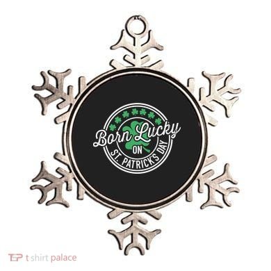 Born Lucky On St Patricks Day For Birthday Party Great Gift Ornament