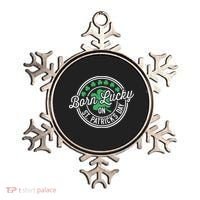 Born Lucky On St Patricks Day For Birthday Party Great Gift Ornament thumb 0