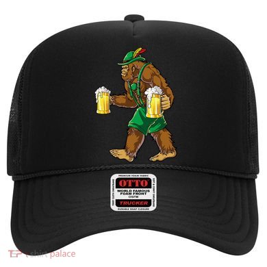 Bigfoot Lederhosen Oktoberfest Prost Beer Mug Hat