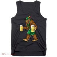 Bigfoot Lederhosen Oktoberfest Prost Beer Mug Tank Top thumb 0