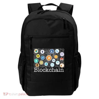 Blockchain Cryptocurrency Logos Backpack